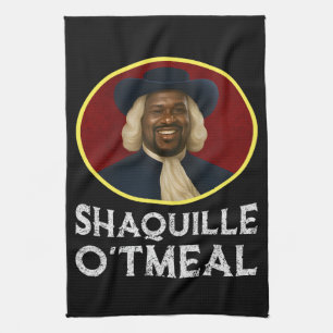 Shaquille Oatfood Funny Meme Geschirrtuch