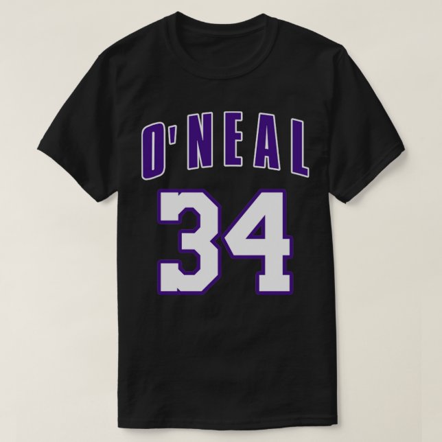 Shaquille ONeal Jersey Yellow T-Shirt (Design vorne)
