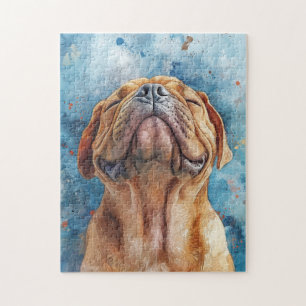 Shar Pei Aquarellmalerei