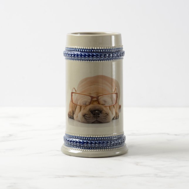 Shar Pei Bierglas (Mittel)