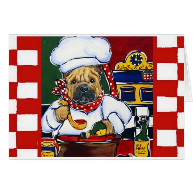 Shar-Pei Chef (Devant horizontal)
