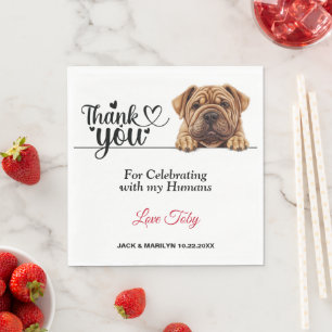 Shar-Pei Dog Paper Napkin Serviette