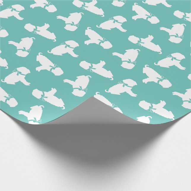 Shar Pei Doppy Puppy Geschenkpapier (Ecke)