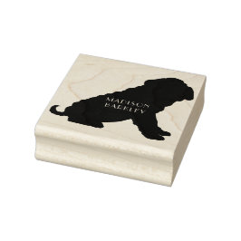 Shar Pei Doppy Puppy Gummistempel
