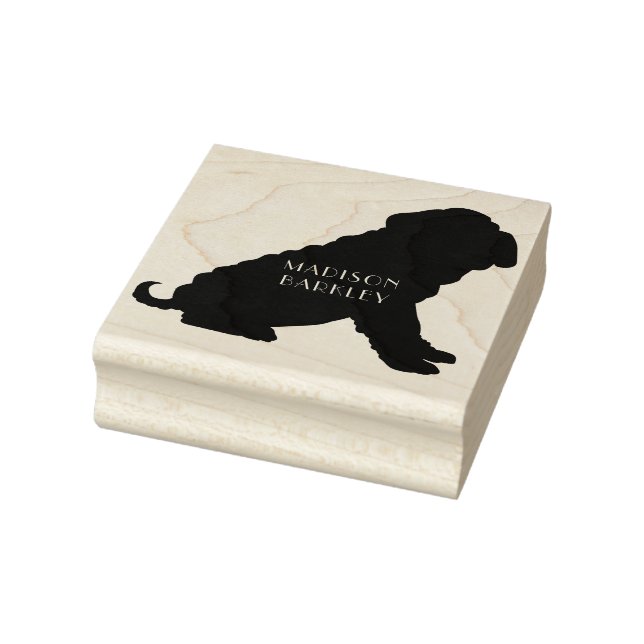 Shar Pei Doppy Puppy Gummistempel (Stempel)
