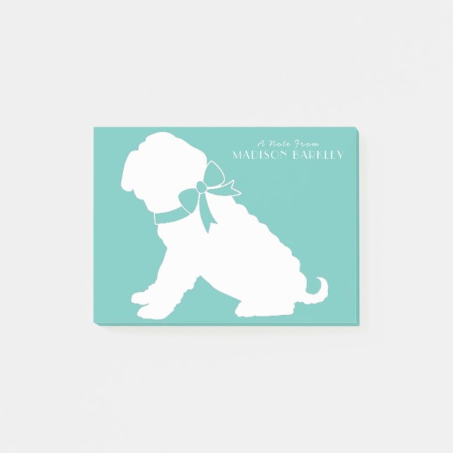 Shar Pei Doppy Puppy Post-it Klebezettel (Vorderseite)