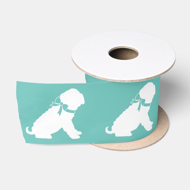 Shar Pei Doppy Puppy Satinband (Spule)