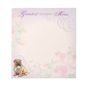Shar-Pei Heart Mama Notizblock