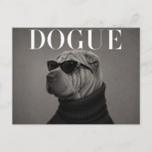 Shar Pei Luxus-Mode-Editorial