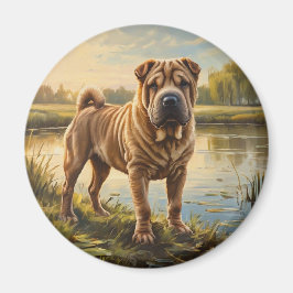 Shar Pei Magnet