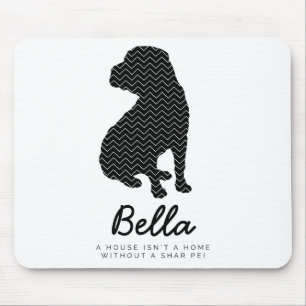 Shar Pei personalisiert Mousepad