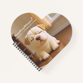 Shar Pei Welpe - Sanfte Ruhe von WangWang Notizbuch