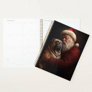 Shar Pei zu Weihnachten Planer