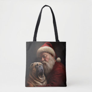 Shar Pei zu Weihnachten Tasche