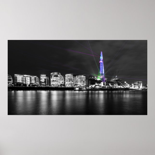 Shard mit Lasern Poster (Vorne)