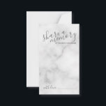 'Share a Memory' Elegant Marble Script Hochzeit Hinweiskarte<br><div class="desc">Fügen Sie Ihrer Hochzeit eine persönliche Touch mit einem modernen Skript Hochzeitsratschlag und Wunschkarte hinzu. Diese Karte enthält den Titel "gemeinsame Speicher" in grauem,  modernem Script-Schriftart Stil und Details in grau modernen sans serif Schriftart Stil auf weißem Marmor Hintergrund.</div>