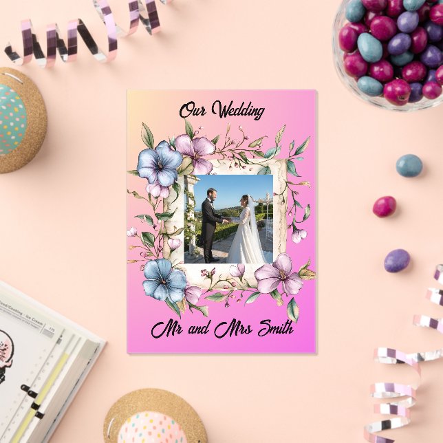 Share your gratitude with this Acrylic Invitation (Insitu (Célébration))