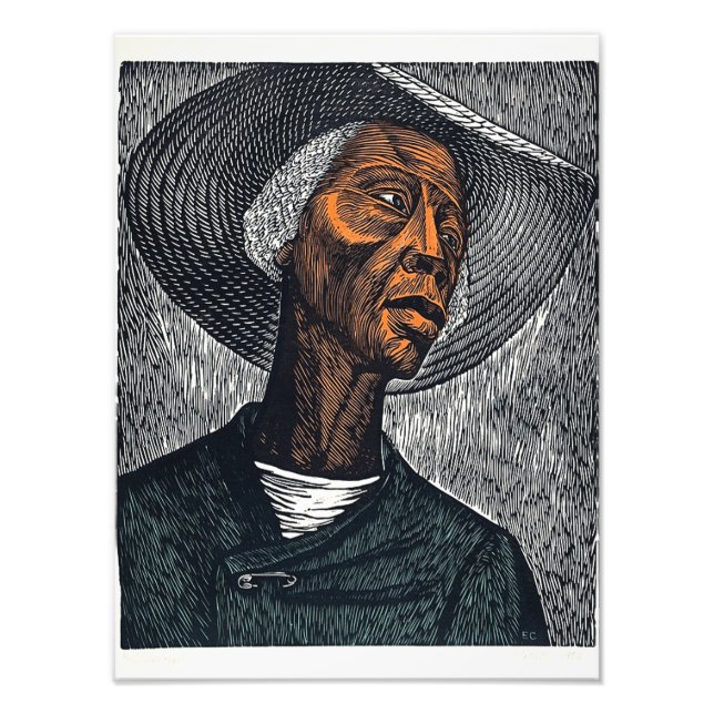 Sharecropper von Elizabeth Catlett Fotodruck (Vorne)