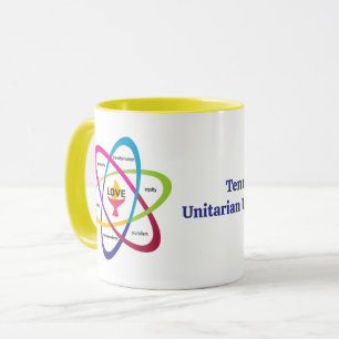 Shared Values Atom - Unitaristischer Universalist Tasse
