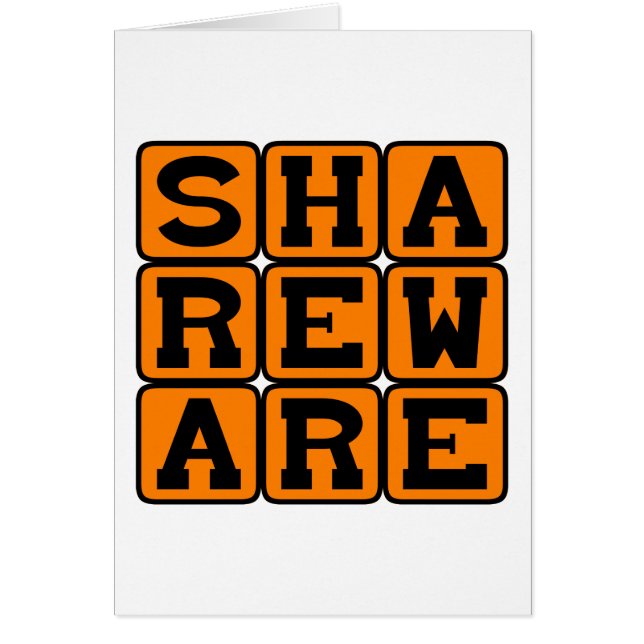 Shareware, Software (Vorne)