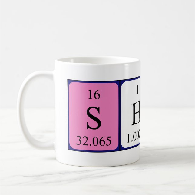 Shari Periodenname Tasse (Links)