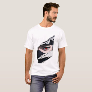 Sharingan Eye Anime T-Shirt Ninja Style Grafik