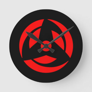 Sharingan Runde Wanduhr