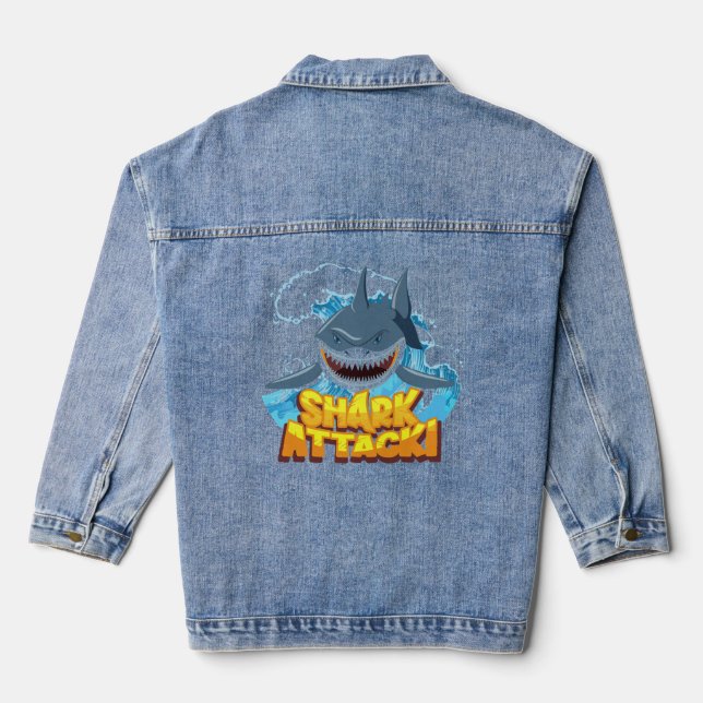 shark action jeansjacke (Rückseite)