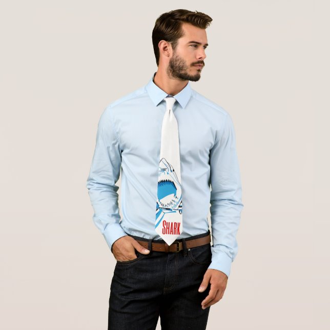 Shark Attack Krawatte (Beispiel)