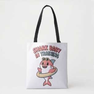 Shark Baby in der Ausbildung Kinder Tasche