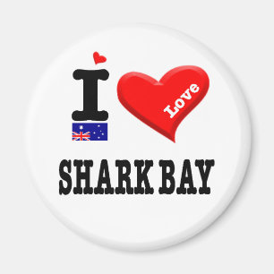 SHARK BAY - I-Liebe Magnet