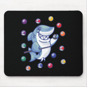 Shark Billiard Player I Pool Billiard I Snooker I Mousepad