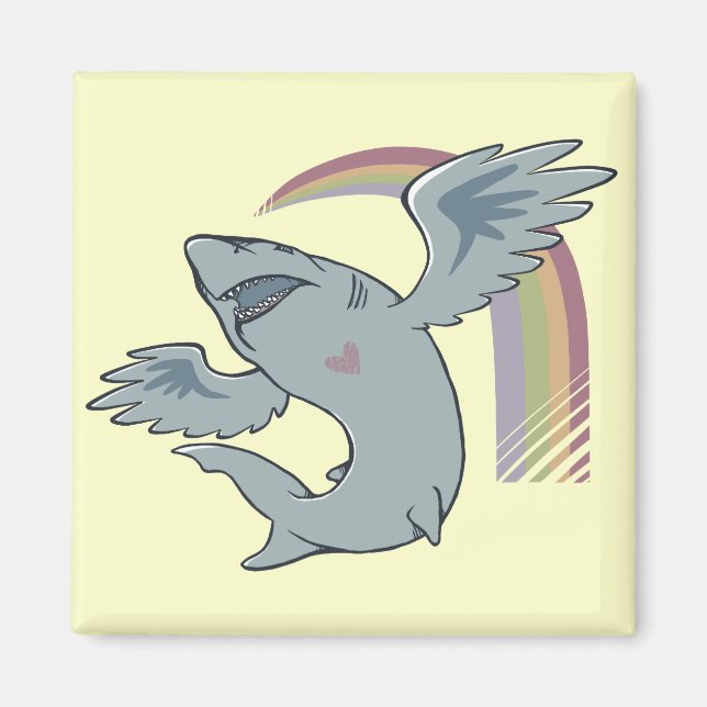 Shark Bird Magnet (Vorne)