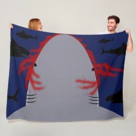 Shark Bite Fleecedecke