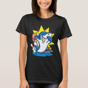 Shark Bowling Kids Animal Chemise Py T-Shirt