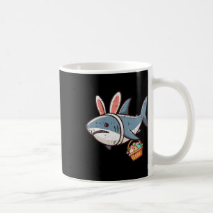 Shark Bunny Oaster Eggs Funny Hunt Girls Jungen Ki Kaffeetasse