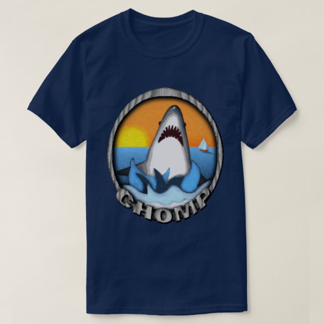 Shark Chomp T-Shirt (Design vorne)