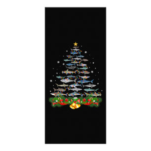 Shark Christmas Tree Shark Lovers Ohrts Werbekarte