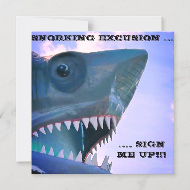 Shark Cruise Door Magnet (Vorderseite)