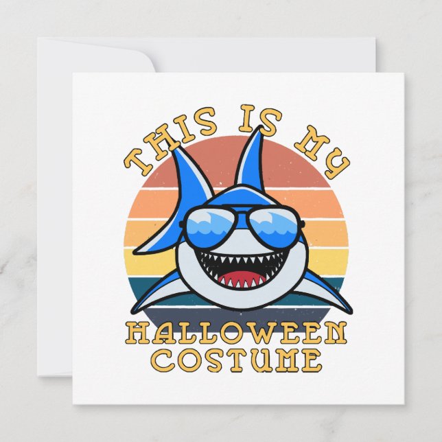 Shark Daddy Spooky Sunset Funny (Vorderseite)