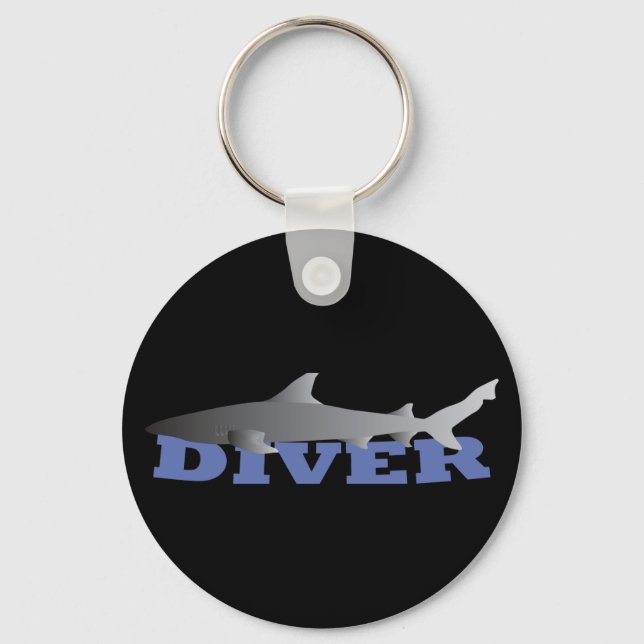 Shark Diver Schlüsselanhänger (Vorderseite)