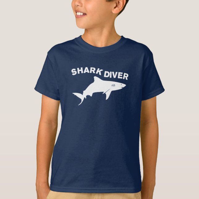 Shark Diver T - Shirt (Vorderseite)