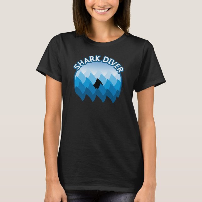 Shark Diver T - Shirt (Vorderseite)
