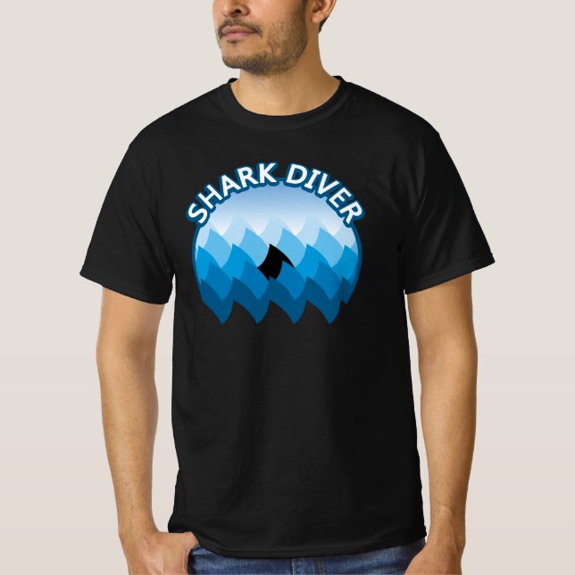 Shark Diver T - Shirt (Vorderseite)