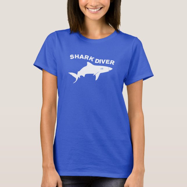 Shark Diver T - Shirt (Vorderseite)