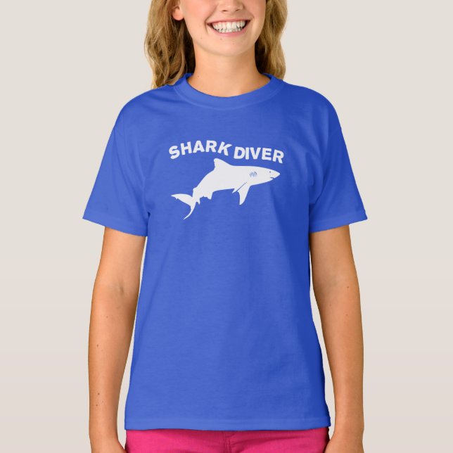 Shark Diver T - Shirt (Vorderseite)