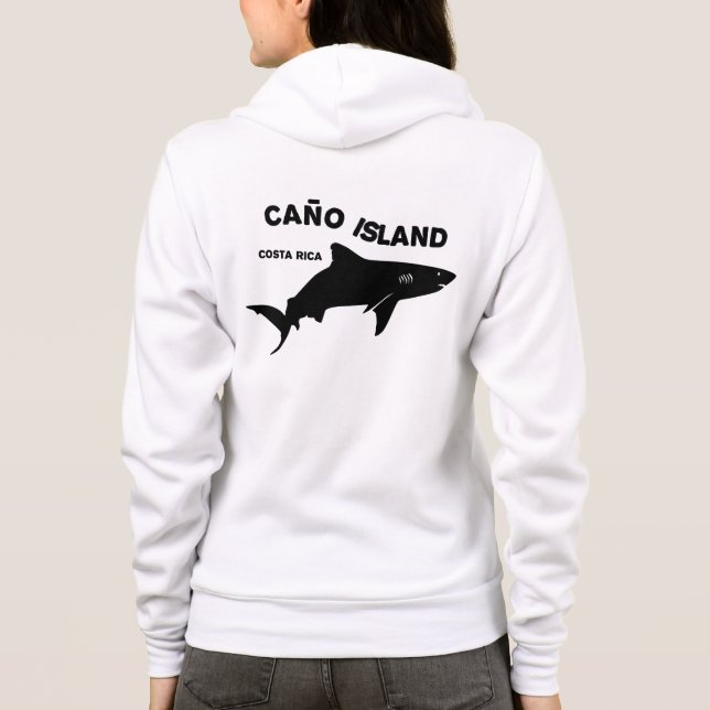 Shark Diving Caño Island - Costa Rica Hoodie (Rückseite)