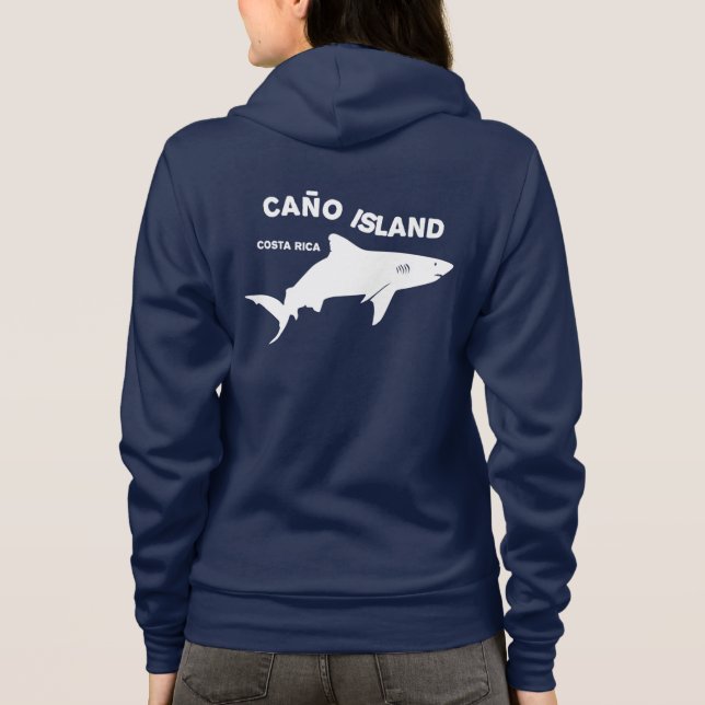 Shark Diving Caño Island - Costa Rica Hoodie (Rückseite)