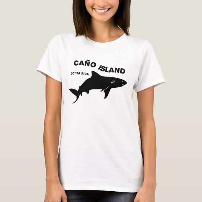 Shark Diving Caño Island - Costa Rica T-Shirt (Vorderseite)
