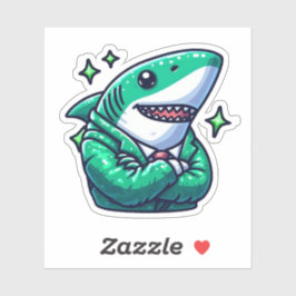 Shark Drawing: Deep Water Stickers #16 Aufkleber
